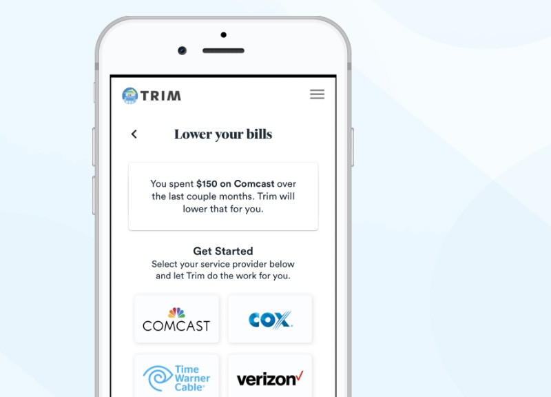 Trim app money saving assistant